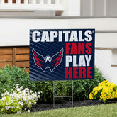 Washington Capitals Coroplast Yard Sign "Fans Play Here", NHL, Home