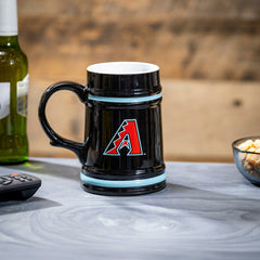 Arizona Diamondbacks Ceramic Stein Cup, 24oz, MLB, Home