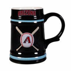 Arizona Diamondbacks Ceramic Stein Cup, 24oz, MLB, Home