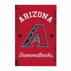 Arizona Diamondbacks Wood Wall Sign, 16x24, MLB, Home