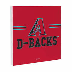 Arizona Diamondbacks Wood Wall Sign, 12x12, MLB, Home