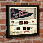 Scoreboard Wall Clock, Arizona Diamondbacks, MLB, Home
