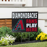 Arizona Diamondbacks Coroplast Yard Sign "Fans Play Here", MLB, Home