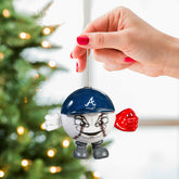 Atlanta Braves Ball Head Ornament, MLB, Home
