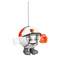 Baltimore Orioles Ball Head Ornament, MLB, Home