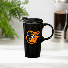 Baltimore Orioles Boxed Travel Latte Cup, 17oz, MLB, Home