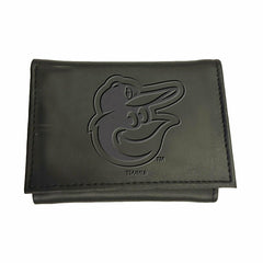 Baltimore Orioles Tri-Fold Wallet Black, MLB, Home
