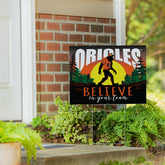 Baltimore Orioles Yard Sign, Bigfoot, MLB, Home