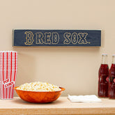 Boston Red Sox Engraved Wood Sign, 3.5" x 18", MLB, Home