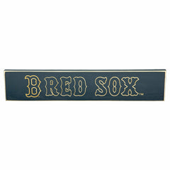 Boston Red Sox Engraved Wood Sign, 3.5" x 18", MLB, Home