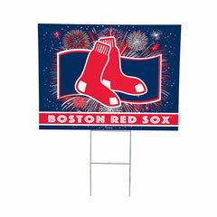 Boston Red Sox Yard Sign, Patriotic, MLB, Home