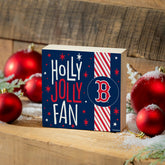 Boston Red Sox Block, Holiday, 6x6, MLB, Home
