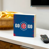 Chicago Cubs Plock, Down Home Fans, 6x6, MLB, Home