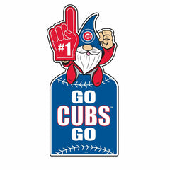 Chicago Cubs Gnome Metal Sign 10"L x 30"H, MLB, Home