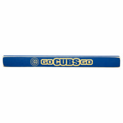 Chicago Cubs Engraved Wood Sign, 1.5" x 18", MLB, Home