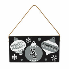 Chicago White Sox Holiday Wood Wall Sign, 6x11, MLB, Home
