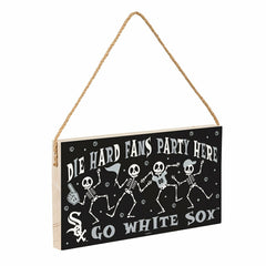 Chicago White Sox Halloween Wood Wall Sign, 6x11, MLB, Home