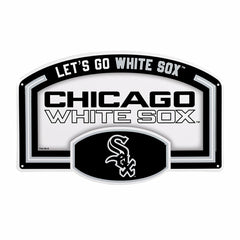 Chicago White Sox USA Embossed Steel Wall Sign, 11" x 17", MLB, Home