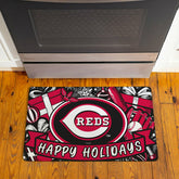 Cincinnati Reds Holiday PVC Mat, 28"x16", MLB