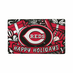 Cincinnati Reds Holiday PVC Mat, 28"x16", MLB