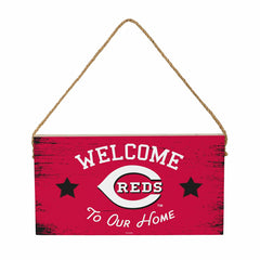 Cincinnati Reds Wood Wall Sign, 6x11, MLB, Home
