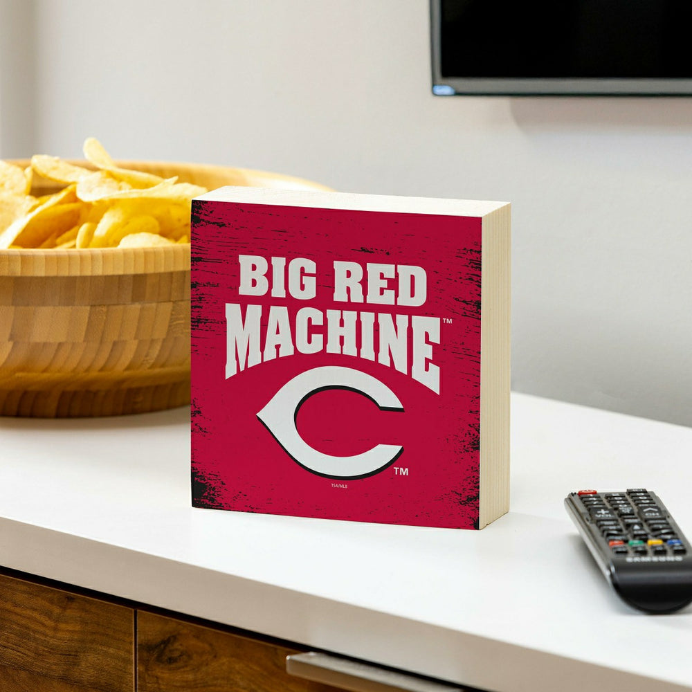 Cincinnati Reds Plock, Down Home Fans, 6x6, MLB, Home