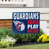 Cleveland Guardians Coroplast Yard Sign "Fans Play Here", MLB, Home