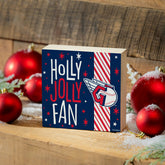 Cleveland Guardians Block, Holiday, 6x6, MLB, Home