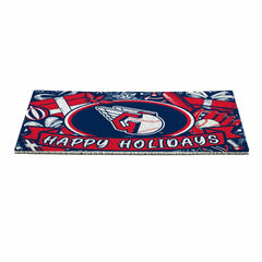 Cleveland Guardians Holiday PVC Mat, 28"x16", MLB