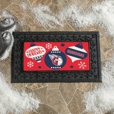 Cleveland Guardians Holiday Flocked Coir Sassafras Switch Mat, 22"x10", MLB