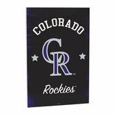 Colorado Rockies Wood Wall Sign, 16x24, MLB, Home