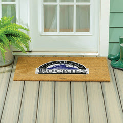 Colorado Rockies Large Full Color Coir Mat, 36"x24", MLB