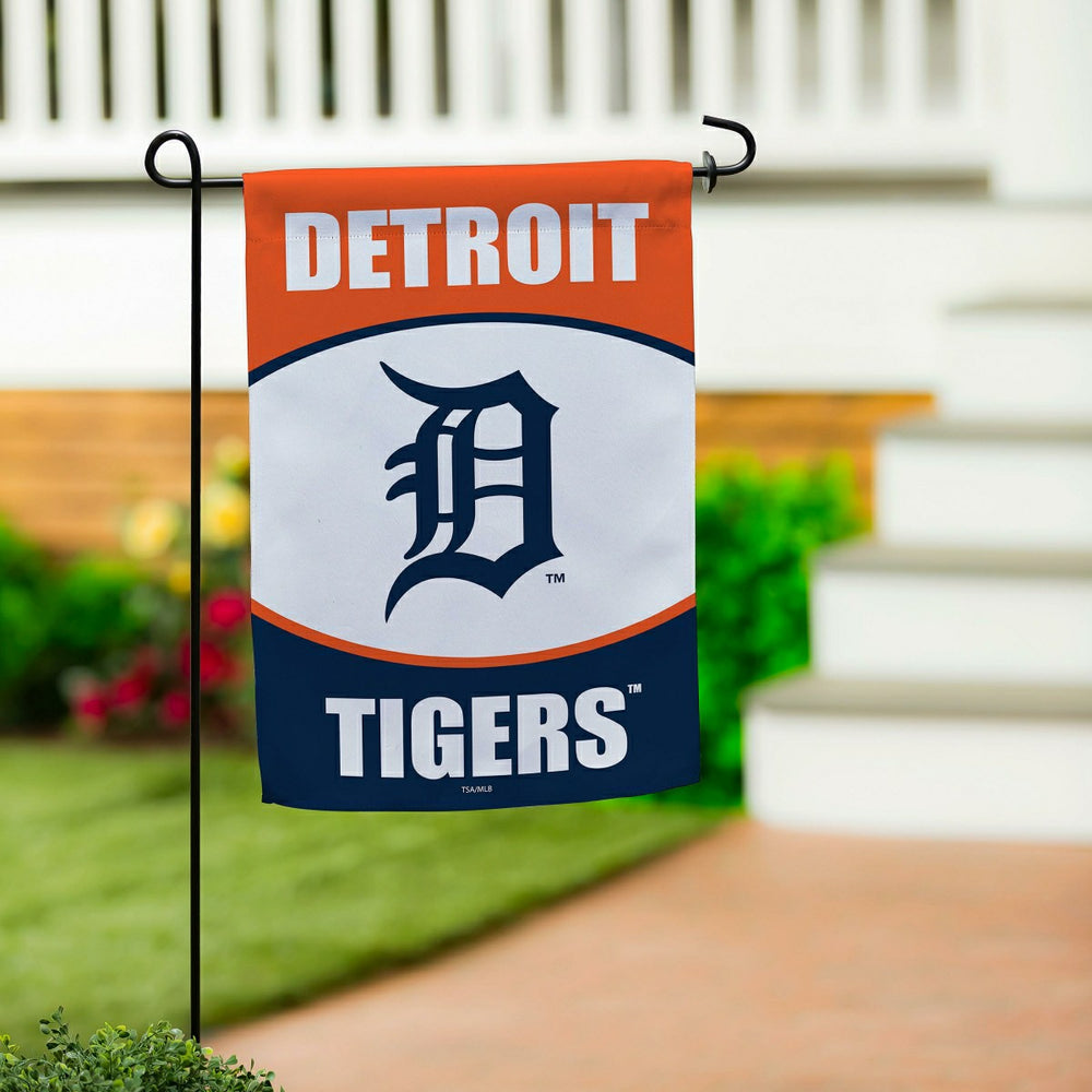 Detroit Tigers Suede Garden Flag, MLB, Home