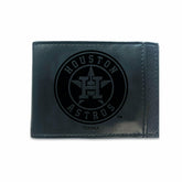 Houston Astros Front Pocket Wallet w/ RFID Blocking Black, MLB, Home