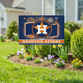 Houston Astros Yard Sign, Patriotic, MLB, Home