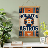 Houston Astros, Canvas Wall Tapestry, Medium, 36x24, MLB, Home