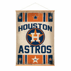 Houston Astros, Canvas Wall Tapestry, Large, 54x36, MLB, Home