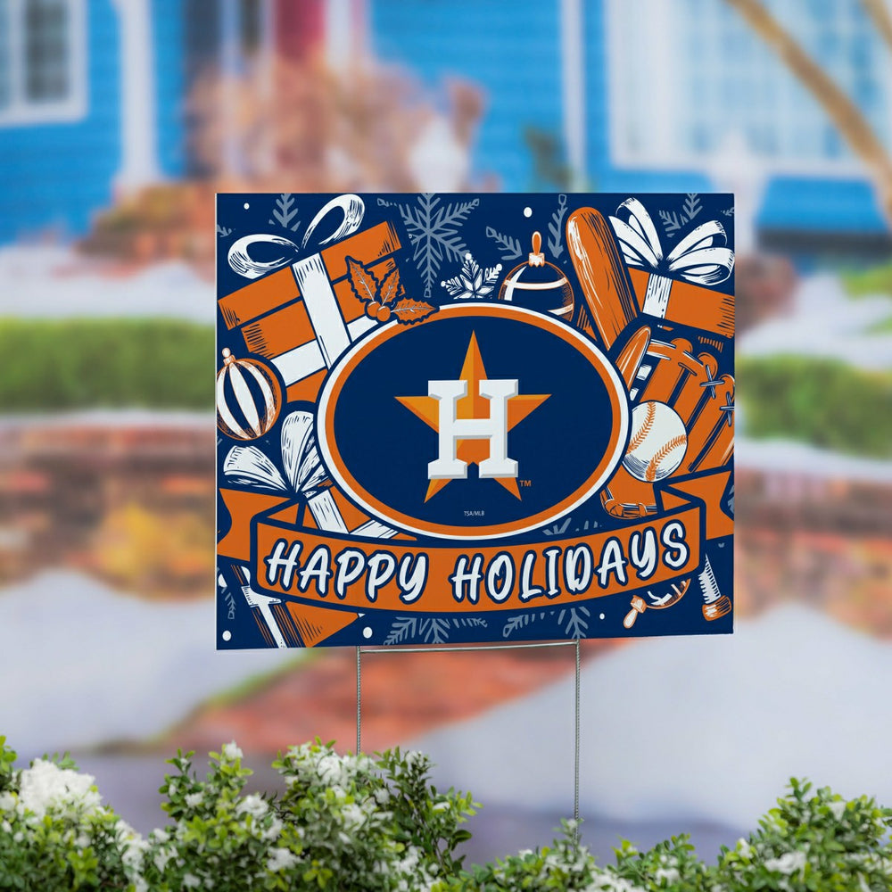 Houston Astros Yard Sign, Holiday, MLB, Home