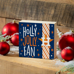 Houston Astros Block, Holiday, 6x6, MLB, Home