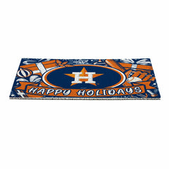 Houston Astros Holiday PVC Mat, 28"x16", MLB