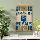 Kansas City Royals, Canvas Wall Tapestry, Medium, 36x24, MLB, Home