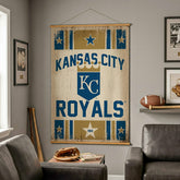 Kansas City Royals, Canvas Wall Tapestry, Large, 54x36, MLB, Home