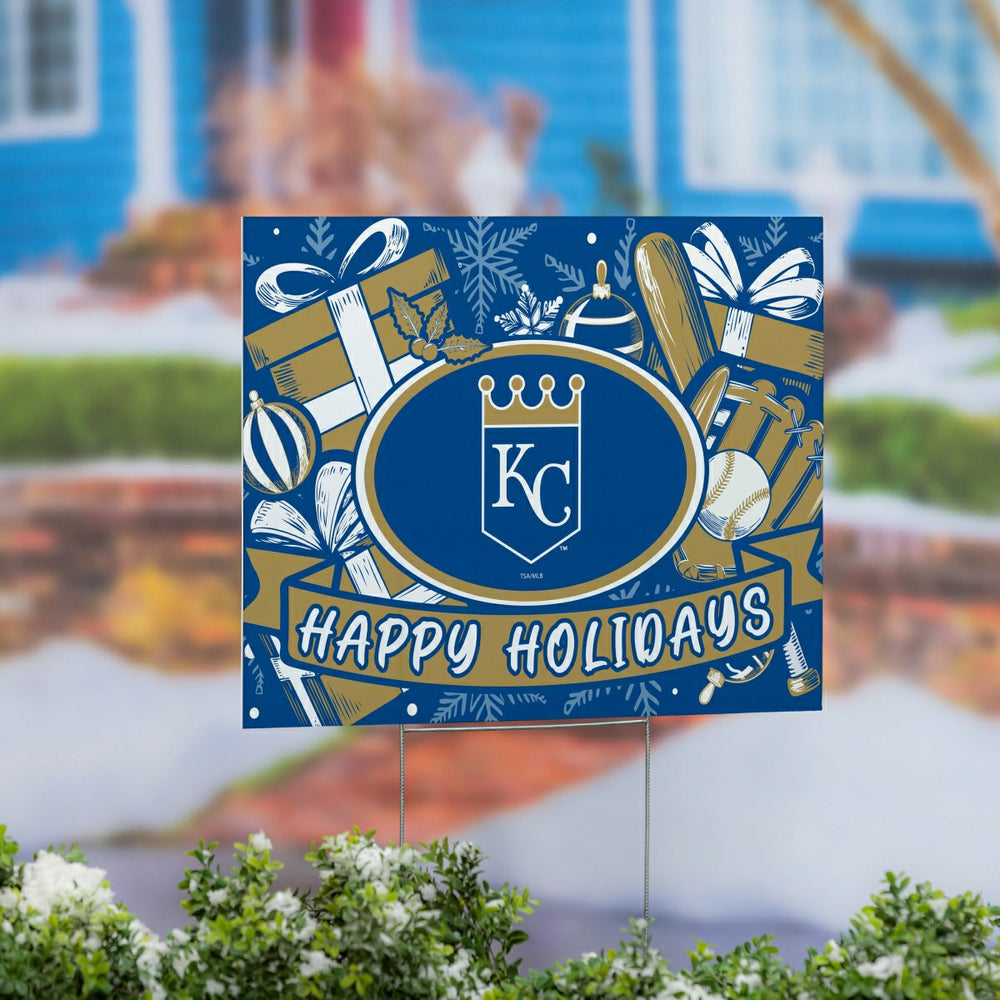 Kansas City Royals Yard Sign, Holiday, MLB, Home