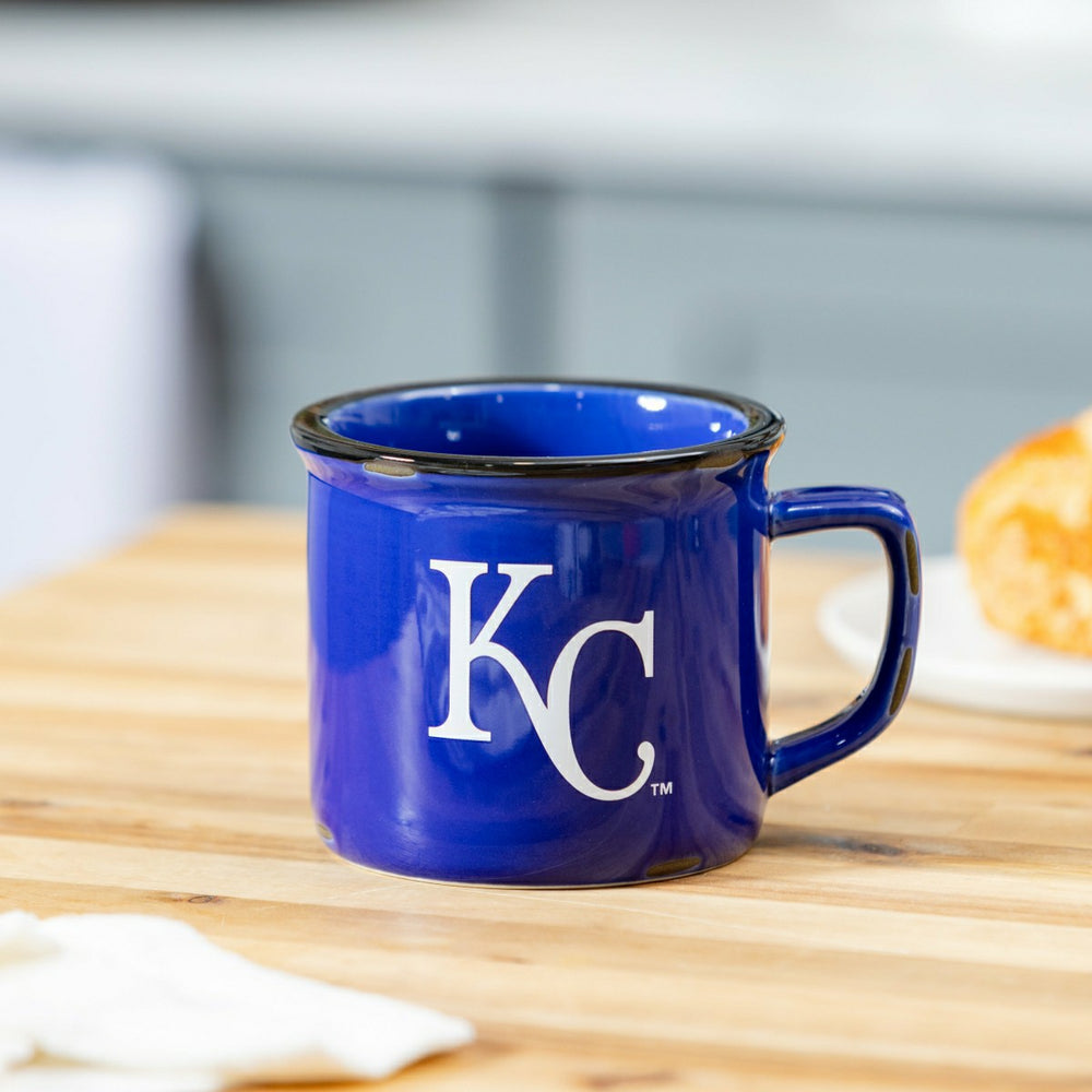 Kansas City Royals Ceramic Camp Cup with Enamel Finish, 14oz, MLB, Home