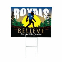 Kansas City Royals Yard Sign, Bigfoot, MLB, Home