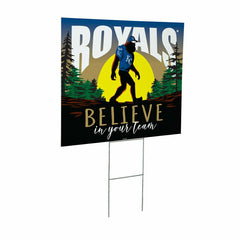 Kansas City Royals Yard Sign, Bigfoot, MLB, Home