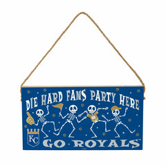 Kansas City Royals Halloween Wood Wall Sign, 6x11, MLB, Home
