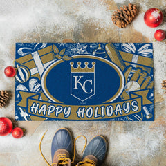Kansas City Royals Holiday PVC Mat, 28"x16", MLB