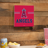 Los Angeles Angels Wood Wall Sign, 12x12, MLB, Home