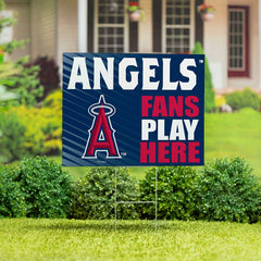 Los Angeles Angels Coroplast Yard Sign "Fans Play Here", MLB, Home
